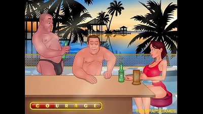 這いつくばる薬師丸ひろ子 at the bdsm resort